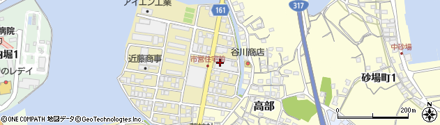 糸山公園線周辺の地図