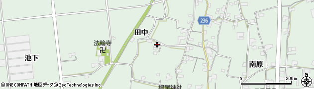徳島県阿波市土成町土成（田中）周辺の地図