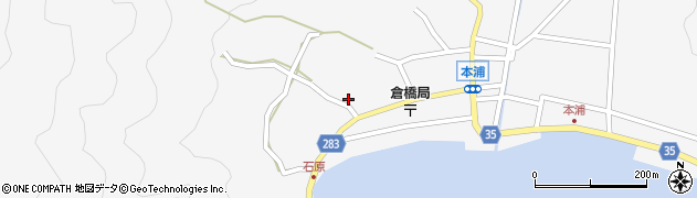広島県呉市倉橋町（石原）周辺の地図