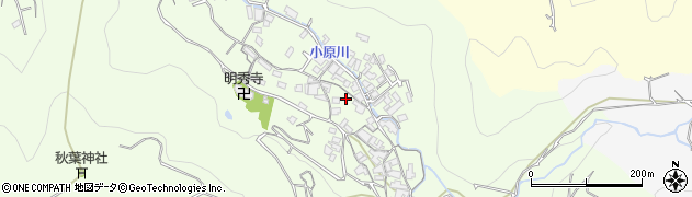 和歌山県海南市下津町小原周辺の地図