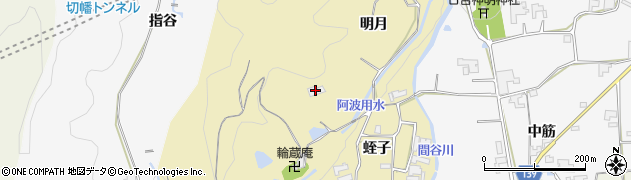 徳島県阿波市土成町秋月（明月）周辺の地図