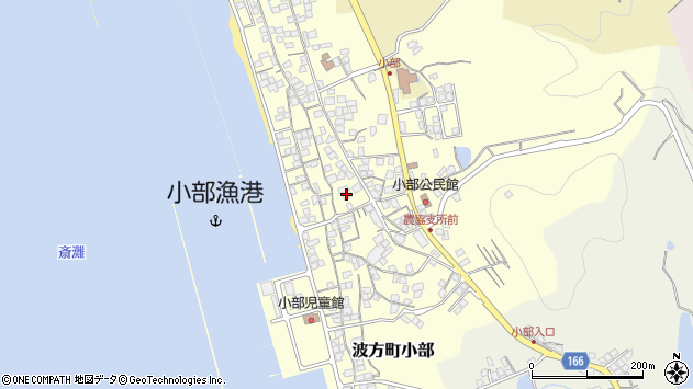 〒799-2103 愛媛県今治市波方町小部の地図