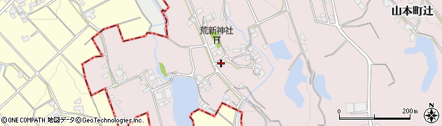 香川県三豊市山本町辻3950周辺の地図