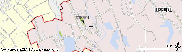 香川県三豊市山本町辻3916周辺の地図