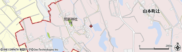 香川県三豊市山本町辻3842周辺の地図