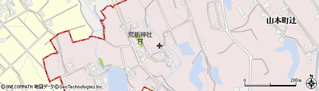 香川県三豊市山本町辻3888周辺の地図