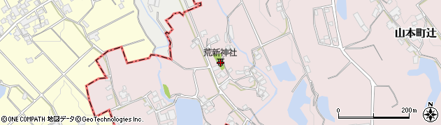 香川県三豊市山本町辻3922周辺の地図