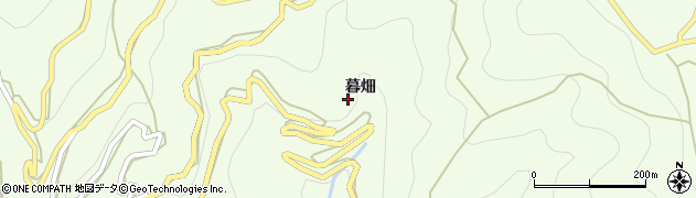 徳島県美馬市脇町（暮畑）周辺の地図