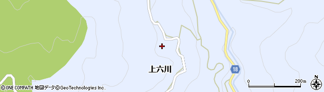 和歌山県有田郡有田川町上六川863周辺の地図
