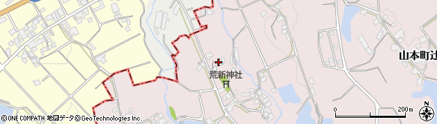 香川県三豊市山本町辻3883周辺の地図