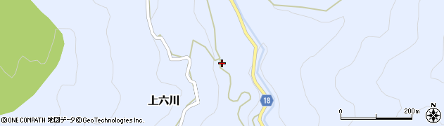 和歌山県有田郡有田川町上六川1007周辺の地図