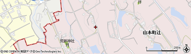 香川県三豊市山本町辻3818周辺の地図