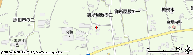 徳島県阿波市土成町吉田御所屋敷の二周辺の地図