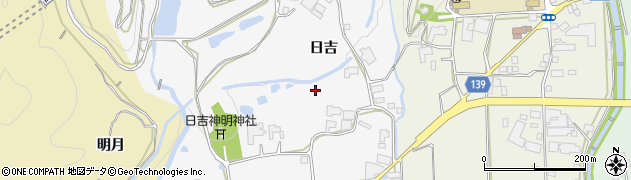 徳島県阿波市土成町水田（日吉）周辺の地図