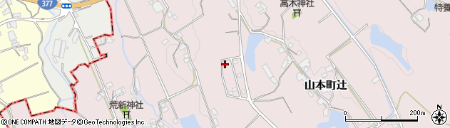 香川県三豊市山本町辻3736周辺の地図