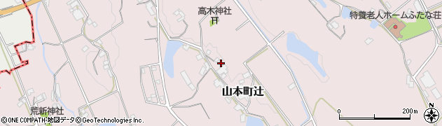 香川県三豊市山本町辻3702周辺の地図