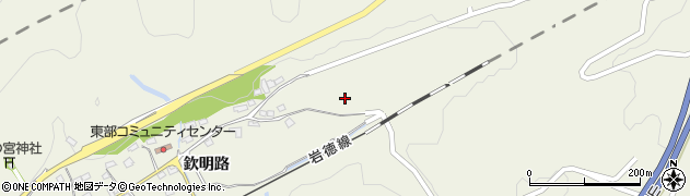 山口県岩国市玖珂町（欽明路）周辺の地図