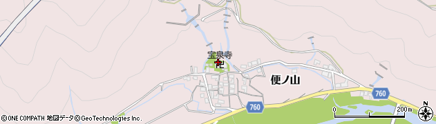 宝泉寺周辺の地図