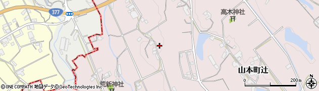 香川県三豊市山本町辻3809周辺の地図