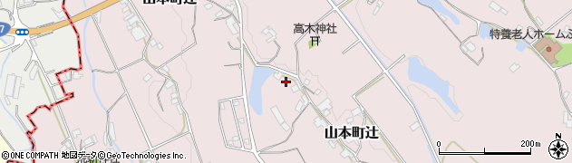 香川県三豊市山本町辻3722周辺の地図