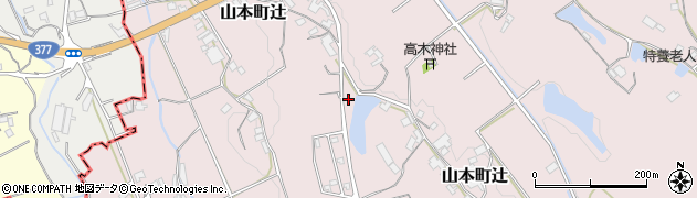香川県三豊市山本町辻3750周辺の地図