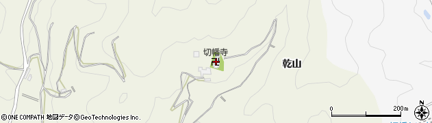 得度山切幡寺周辺の地図