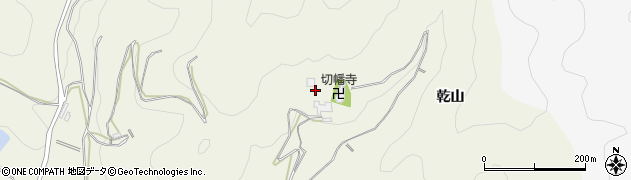徳島県阿波市市場町切幡（乾山）周辺の地図