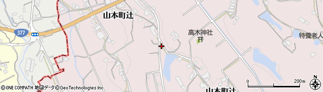 香川県三豊市山本町辻3771周辺の地図