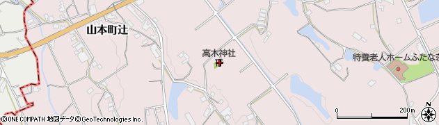 香川県三豊市山本町辻3551周辺の地図