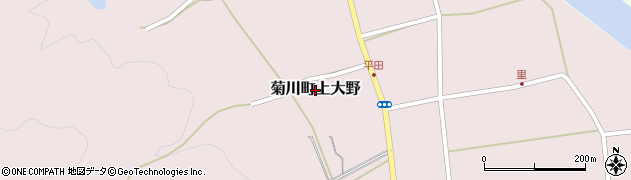 山口県下関市菊川町大字上大野周辺の地図