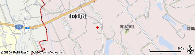 香川県三豊市山本町辻3774周辺の地図