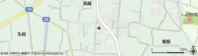 徳島県阿波市土成町土成（美緑）周辺の地図