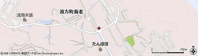 愛媛県今治市波方町養老455周辺の地図
