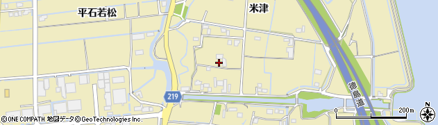 徳島県徳島市川内町米津249周辺の地図