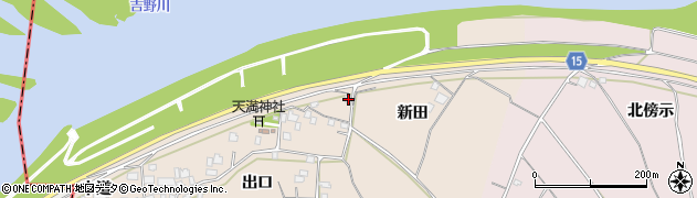 徳島県徳島市国府町佐野塚（新田）周辺の地図