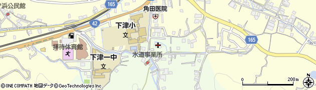 下津変電所周辺の地図