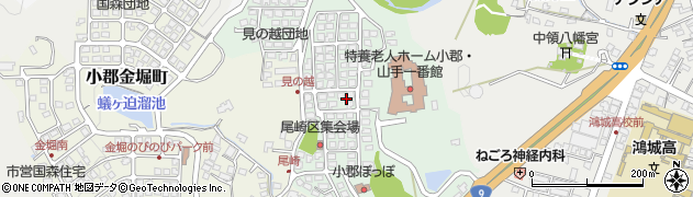 山口県山口市小郡尾崎町周辺の地図
