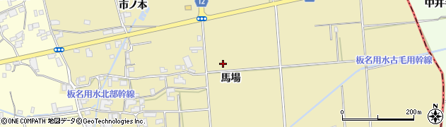 徳島県阿波市吉野町五条（馬場）周辺の地図