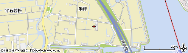 徳島県徳島市川内町米津296周辺の地図