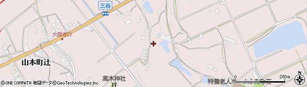 香川県三豊市山本町辻4408周辺の地図