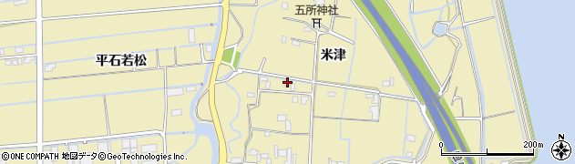 徳島県徳島市川内町米津254周辺の地図