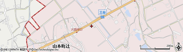 香川県三豊市山本町辻3507周辺の地図
