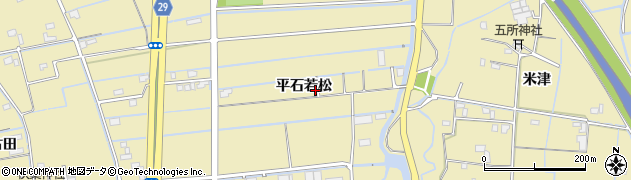 徳島県徳島市川内町（平石若松）周辺の地図