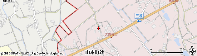 香川県三豊市山本町辻3273周辺の地図