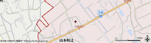 香川県三豊市山本町辻3268周辺の地図