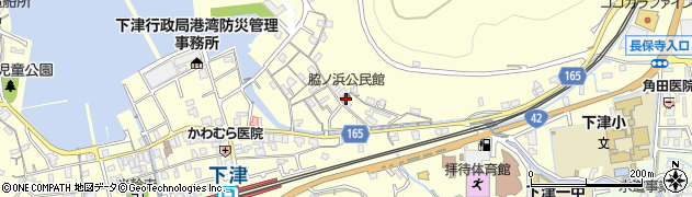 脇ノ浜公民館周辺の地図
