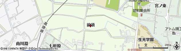 徳島県徳島市応神町吉成（前須）周辺の地図