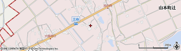 香川県三豊市山本町辻2571周辺の地図