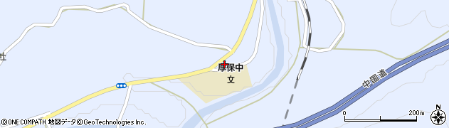 山口県美祢市西厚保町本郷大村194周辺の地図
