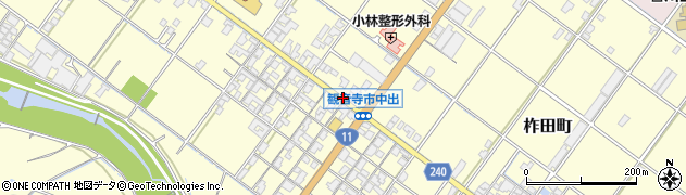 中出(香川銀行)周辺の地図